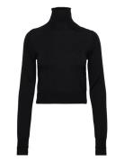 Merino Turtleneck Sweater Tops Knitwear Turtleneck Black Filippa K