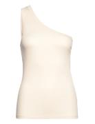 -Shoulder Top Tops T-shirts & Tops Sleeveless White IVY OAK