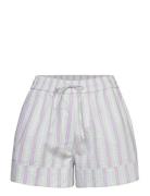 Stripe Seersucker Elasticated Shorts Bottoms Shorts Casual Shorts Gree...