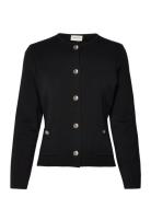 Monaco Cardigan Tops Knitwear Cardigans Black Balmuir