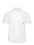 Flori S/S Shirt Tops Shirts Short-sleeved White U.S. Polo Assn.