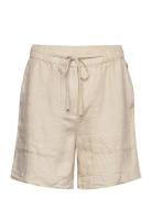 Casual Linen Short Bottoms Shorts Casual Shorts Beige Tommy Hilfiger