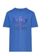 Tee Sport T-shirts Short-sleeved Blue Adidas Originals