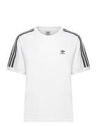 3 Stripe Tee Sport T-shirts & Tops Short-sleeved White Adidas Original...