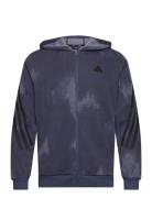 M Fi 3S Fz Tops Sweat-shirts & Hoodies Hoodies Blue Adidas Sportswear