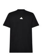 Bl Sj T Q1 Sport T-shirts Short-sleeved Black Adidas Sportswear