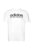 Spw Tee Sport T-shirts Short-sleeved White Adidas Sportswear