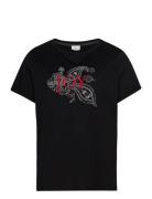 Carpaisli Life Ss Reg Tee Jrs Tops T-shirts & Tops Short-sleeved Black...