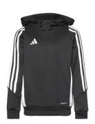 Tiro24 Trhoody Sport Sweat-shirts & Hoodies Hoodies Black Adidas Perfo...