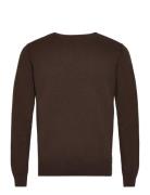 Incommondale Tops Knitwear Round Necks Brown INDICODE