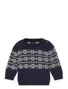 Knit Tops Knitwear Pullovers Navy Sofie Schnoor Baby And Kids