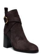 Lyna Shoes Boots Ankle Boots Ankle Boots With Heel Brown See By Chloé