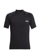 Everyday Upf50 Ss Tops T-shirts Short-sleeved Black Quiksilver