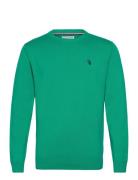 Adair Knit Sweater Tops Knitwear Round Necks Green U.S. Polo Assn.