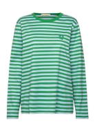 Tasaraita Men Ls Tops T-shirts & Tops Long-sleeved Green Marimekko
