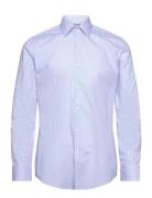 H-Hank-Kent-C1-214 Tops Shirts Business Blue BOSS