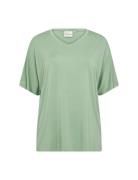 Wa-Stella Tops T-shirts & Tops Short-sleeved Green Wasabiconcept