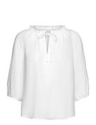 Blouse 3/4 Sleeve Tops Blouses Long-sleeved White Gerry Weber Edition