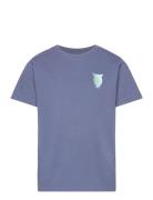 Regular Short Sleeve Heavy Single W Tops T-shirts Short-sleeved Blue K...