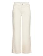 Pd-Gilly French Jeans Wash Crude Ec Bottoms Trousers Wide Leg Cream Pi...