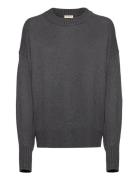 Clara Boxy Sweater Tops Knitwear Jumpers Grey Movesgood