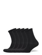 5-Pack Ladies Basic Socks Lingerie Socks Regular Socks Black NORVIG