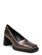 Edwina Shoes Heels Pumps Classic Gold VAGABOND