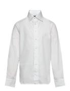 Regent Slim Fit Cotton Dress Shirt Tops Shirts Long-sleeved Shirts Whi...