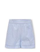 Kogsmilla Striped Shorts Wvn Bottoms Shorts Blue Kids Only