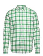 Casual Flannel Check B.d Shirt Tops Shirts Casual Green Lexington Clot...