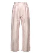Evelyn Striped Pant Bottoms Trousers Pink Grunt