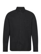 Arden Ls Shirt Tops Shirts Casual Black AllSaints