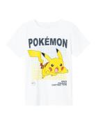 Nkmamos Pokemon Ss Top Sky Tops T-shirts Short-sleeved White Name It