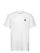Piece Pique T-Shirt Tops T-shirts Short-sleeved White Les Deux