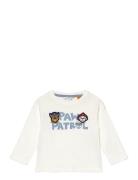 Paw Patrol T-Shirt Tops T-shirts Long-sleeved T-shirts White Mango