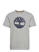 Kennebec River Tree Logo Short Sleeve Tee Medium Grey Heather Designer...