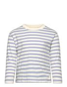 Striped Long Sleeves T-Shirt Tops T-shirts Long-sleeved T-shirts Blue ...