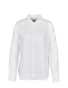Barbour Marine Shirt Tops Shirts Long-sleeved White Barbour
