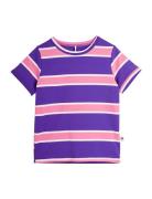 Stripe Ss Tee Tops T-shirts Short-sleeved Multi/patterned Mini Rodini