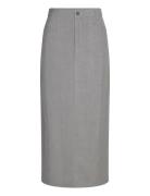 Longy Skirt Blue Grey Designers Knee-length & Midi Grey Hope