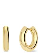 Chunky Hoops Accessories Jewellery Earrings Hoops Gold Edblad