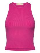 Crop Sport Tank Tops T-shirts & Tops Sleeveless Pink Michael Kors