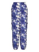 Swariana Pa 1 Bottoms Trousers Wide Leg Blue Simple Wish