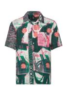 Yu Art Shirt 1 Tops Shirts Short-sleeved Green NEUW