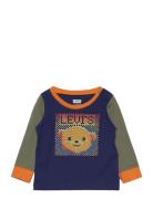 Levi's® Pixel Bear Colorblocked Tee Tops T-shirts Long-sleeved T-shirt...