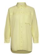 Poplin Shirt - Jacobe Tops Shirts Long-sleeved Yellow Rabens Sal R