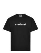 Ocean T-Shirt Tops T-shirts Short-sleeved Black Soulland