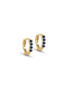 Paula Hoops 10 Mm Accessories Jewellery Earrings Hoops Gold Enamel Cop...