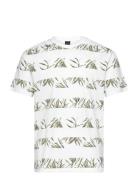 Onsnewiason Life Reg Aop Stripe Ss Tee Tops T-shirts Short-sleeved Whi...