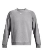 Ua Rival Fleece Crew Sport Sweat-shirts & Hoodies Sweat-shirts Grey Un...